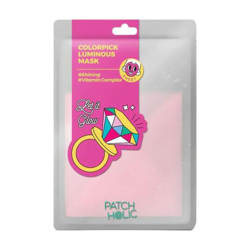 Освітлювальна тканинна маска для обличчя Patch Holic Colorpick Luminous Mask, 20 мл