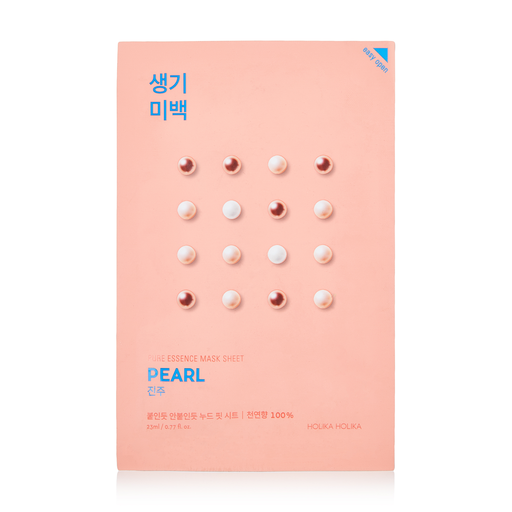 Уцінка! Освітлювальна тканинна маска для обличчя Holika Holika Pure Essence Mask Sheet Pearl Перлинна, 23 мл